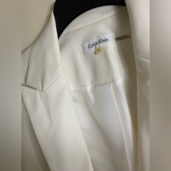 Calvin Klein Blazer White (Size 10) - Picture 5 of 7